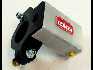 Raceceiver one way holder rollbar clamp