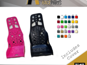 Pro1 coloured Aluminium Race Seat w Cover