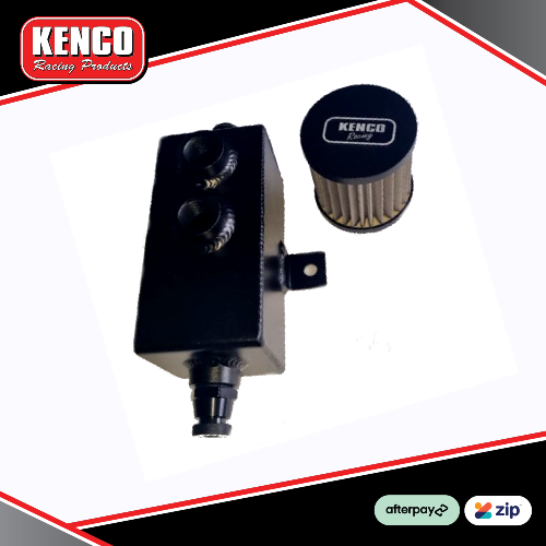 Kenco Catch Can Breather Tank Female Ports Black Kenco Catch Can Breather Tank Female Ports Black