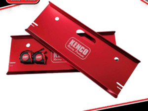Kenco Toe out set up plates Red Aluminium