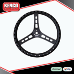 Kenco Lightweight Aluminium Steering Wheel Black Speedway