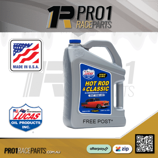 Pro1 Lucas Engine Oil 10-30w Hot Rod Oil 5l Pro1 Lucas Engine Oil 10-30w Hot Rod Oil