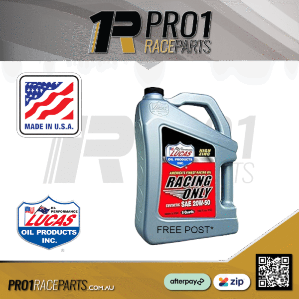 Pro1 Lucas Oils 20w50 Racing Only Engine USA Pro1 Lucas Oils 20w50 Racing Only Engine USA