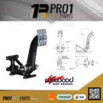 Pro1 Wilwood Floor Mount Single Brake Pedal Pro1 Wilwood Floor Mount Single Brake Pedal