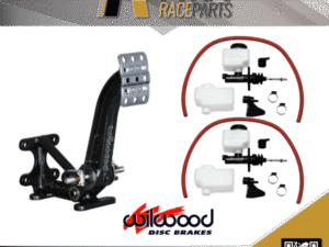 Wilwood Floor Mount Single Brake Pedal Including Dual Master Cylinders x 2 and Balance Bar Kit | FREE POST