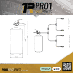 Pro1 Firesense Suppression for Motorsport Rally Drag Car