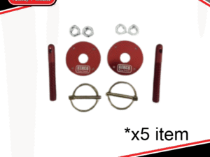 Kenco Bonnet Pins Red x5