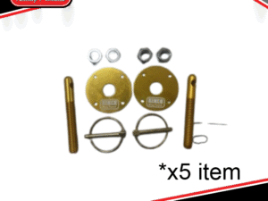 Kenco Bonnet Pins Gold x5