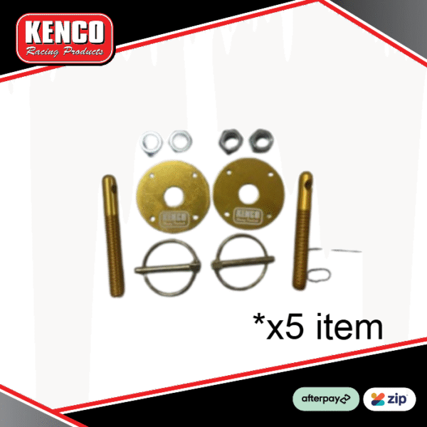 Kenco Bonnet Pins Gold x5 Kenco Bonnet Pins Gold x5