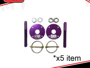 Kenco Bonnet Pins Purple x5