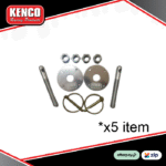 Kenco Bonnet Pins Silver x5