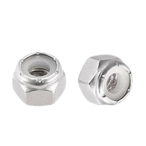 Steel 1/4" UNC Hex Locknut