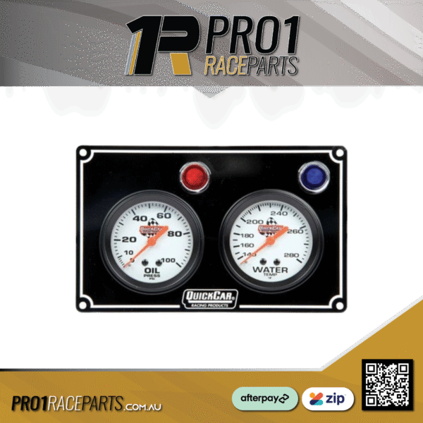 Quickcar Legend Gauge Panel - Black Plate - QRP61-6701