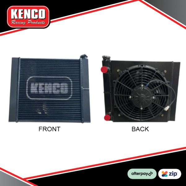 Kenco Modlite Double Pass Aluminium Radiator - BLACK