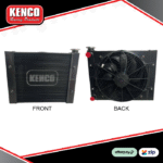 Kenco Small Boy Double Pass Radiator - BLACK