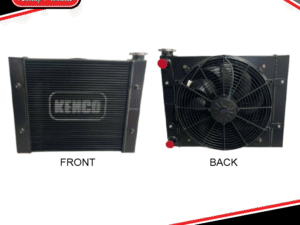 Kenco Small Boy Double Pass Radiator - BLACK