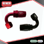 Kenco Racing AN8 120° Degree Screw-On Coupling Fitting | Red or Black | FREE POST*