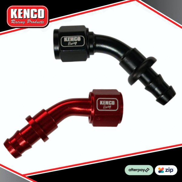 Kenco Racing AN 45 Degree Pushlock Fitting Kenco Racing AN 45 Degree Pushlock Fitting