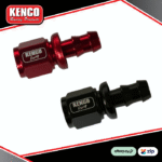 Kenco Racing AN16 Straight Push-Lock Fitting | Red or Black | FREE POST*