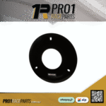 Allstar Aluminium Mud Cover with Large Centre Hole - BLK