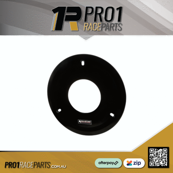 Allstar Aluminium Mud Cover with Large Centre Hole - BLK Allstar Aluminium Mud Cover with Large Centre Hole - BLK